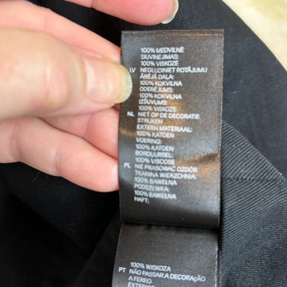 H&M Southwestern print mini skirt, size 14, fringe, sequins/beads - Picture 12 of 16